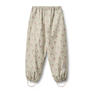 Брюки водонепроницаемые Wheat "Olo Slightly Green Flowers", цветы в зелени